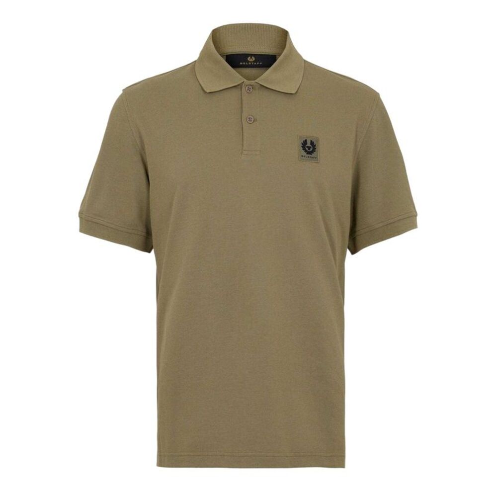 Belstaff Mens Pique Polo Shirt / Fatigue Green